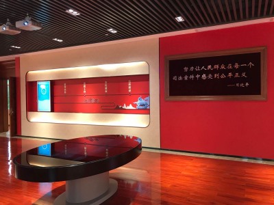 電動(dòng)滑軌屏_嵌入式