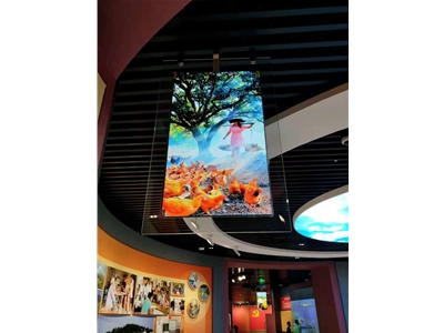 吊頂式OLED透明屏2